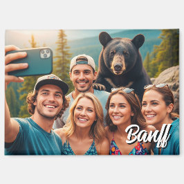 Imán Funny Banff National Park Canada Black Bear