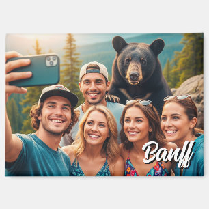 Imán Funny Banff National Park Canada Black Bear