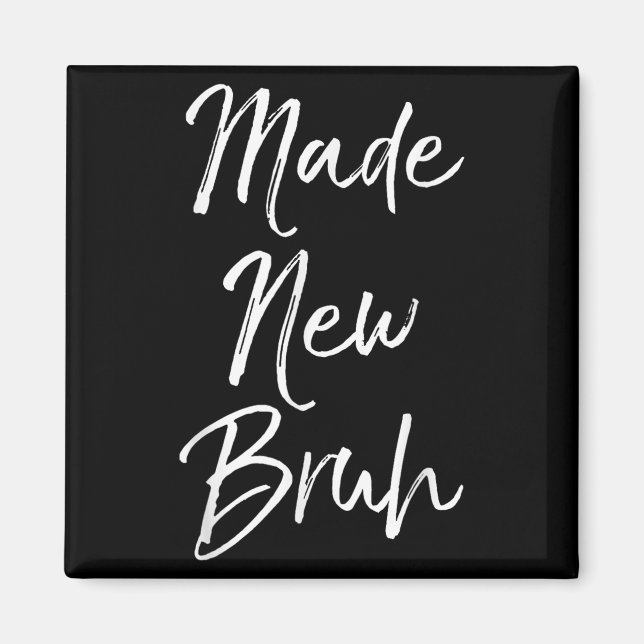 Imán Funny Baptism Gift For Boys Salvation Quote Made N (Frente)