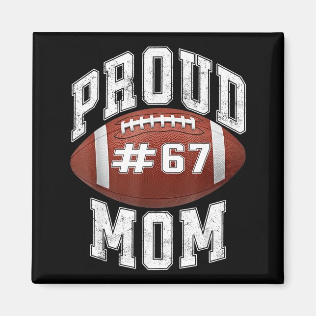 Imán Funny Basketball Mom 67 Meme Proud Mama Design  (Frente)