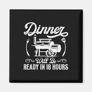 Imán Funny Bbq Hombres Fumadores Fumadores Parrilladas