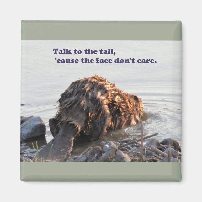 Imán Funny Beaver (Frente)