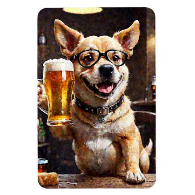 Imán Funny Beer Lover Doer Beer Fridge Magnet (Vertical)