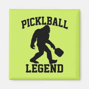 Imán Funny Bigfoot Pickleball Legend
