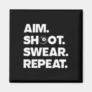 Imán Funny Billiard Art Para Hombres Mujeres Billiard P