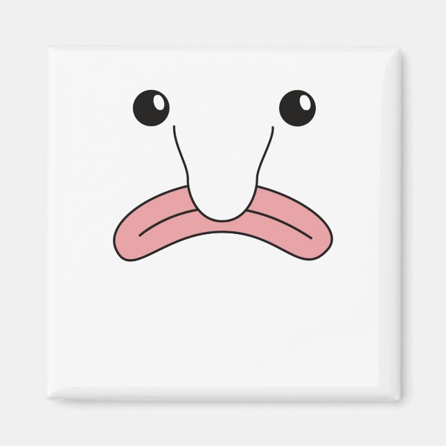 Imán Funny Blobfish Funny Animals Blobfish Costume (Frente)