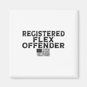 Imán Funny Bodybuilding Workou, Funny Offender Flex reg