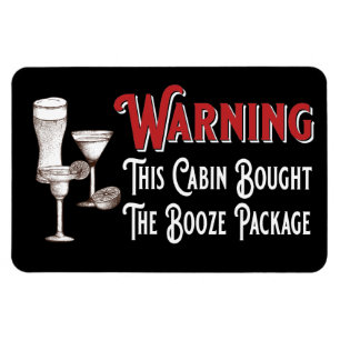 Imán Funny Booze Puerta Cruise Barco