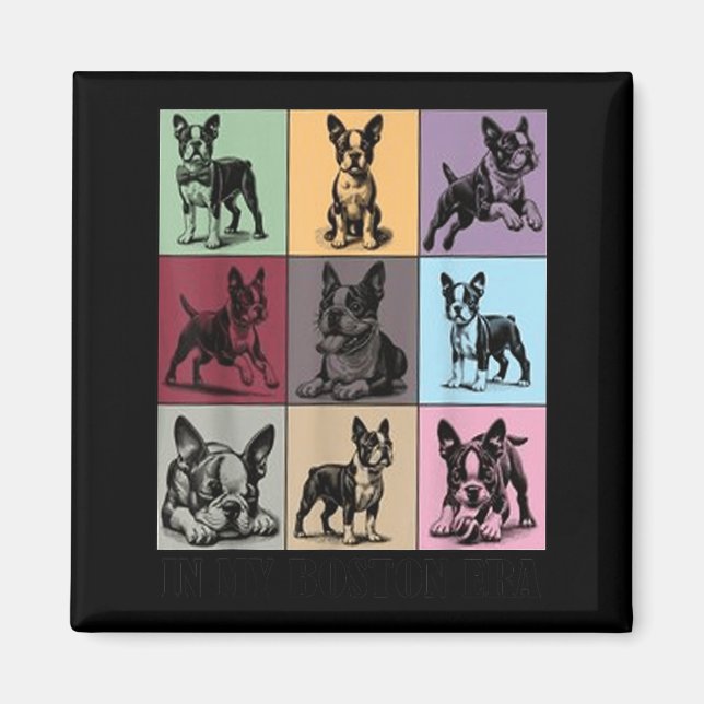 Imán Funny Boston Terrier Quote In My Boston Terrier Er (Frente)