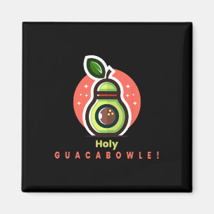 Imán Funny Bowler Holy Guacabowle Aguacado