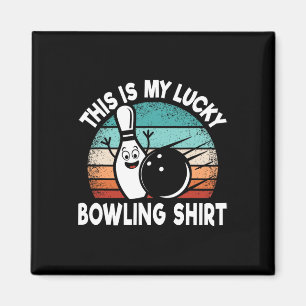 Imán Funny Bowling Lover Bowler Este Es Mi Lucky Bowlin