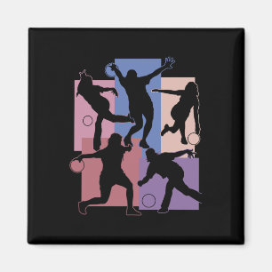 Imán Funny Bowling Player Bowler Juego Entusiast Set