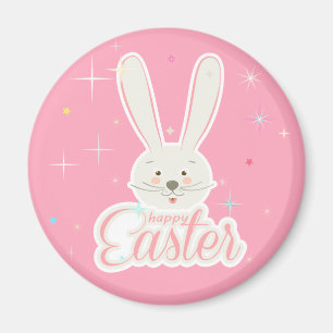 Imán FUNNY BUNNY Feliz Fiesta de caza de huevos de pasc