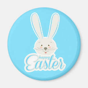 Imán FUNNY BUNNY Feliz Fiesta de caza de huevos de pasc