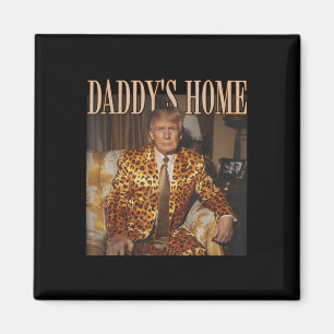 Imán Funny casa de Trump Leopard Daddys, Trump 2024