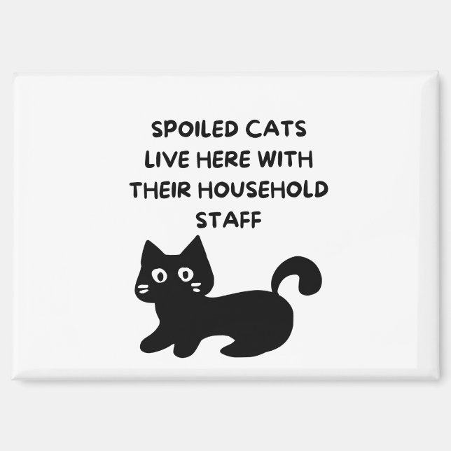 Imán Funny Cat (Anverso)