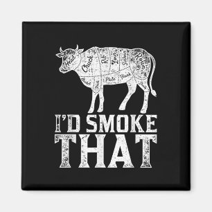 Imán Funny Chef Bbq Grilling Steak Lover Gift Ba