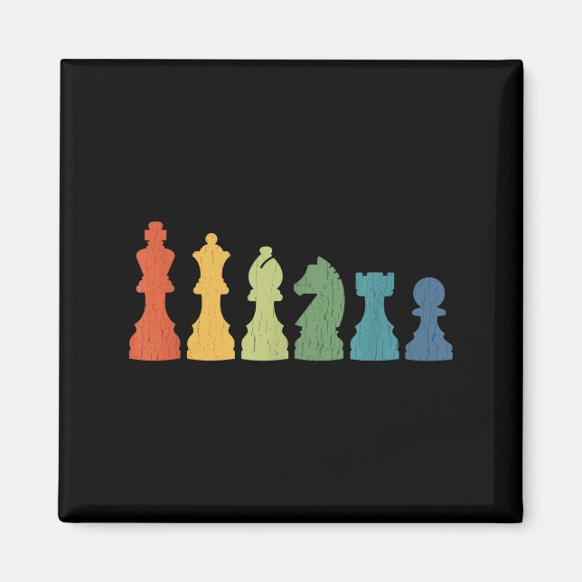 Imán Funny Chess Eces Board Game Lover Player Themed Ch (Frente)