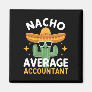 Imán Funny Contador Promedio De Nacho Cinco De Mayo Mex