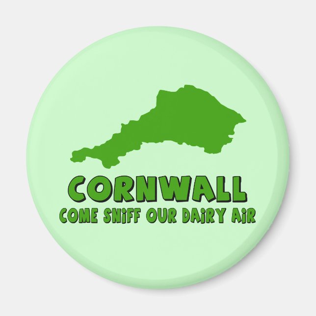Imán Funny Cornwall (Frente)