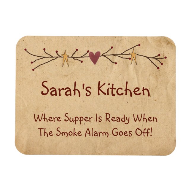 Imán Funny Country Kitchen Magnet (Horizontal)