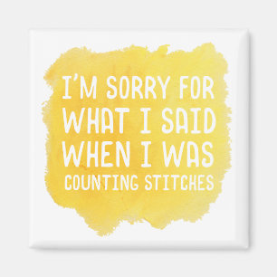 Imán Funny Crochet Stitch