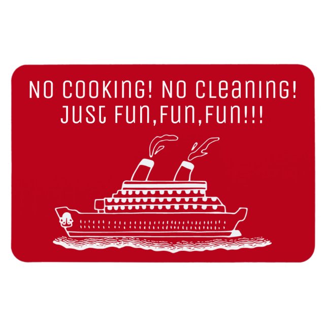 Imán Funny Cruise Ship Cabina Stateroom Door Marker Mag (Horizontal)