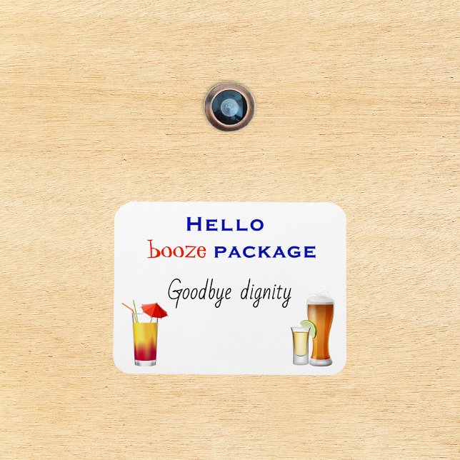 Imán Funny Cruse Door Stateroom Magnet Booze Cocktail (Subido por el creador)