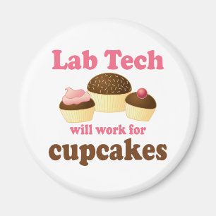 Imán Funny Cupcakes Design Lab Tech