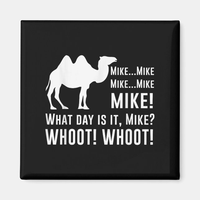 Imán Funny Cute Camel Quotes About Hump Day Funny Quote (Frente)