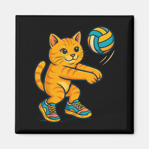 Imán Funny Cute jugador de voleibol Fan Tee Trainer T