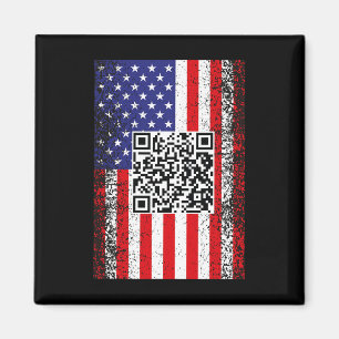 Imán Funny danza del presidente Qr Trump Code