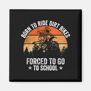 Imán Funny Dirt Bike Art Para Niños Chicas Motocross Di
