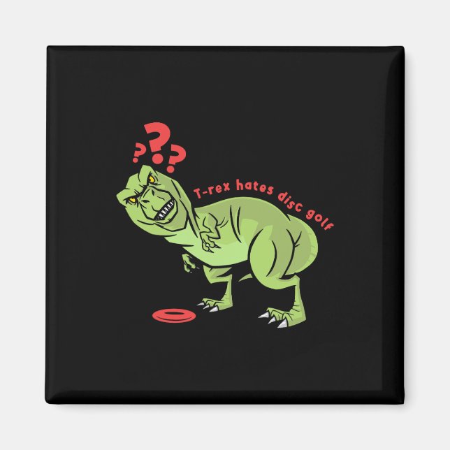 Imán Funny Disc Golf T Rex Kids  (Frente)