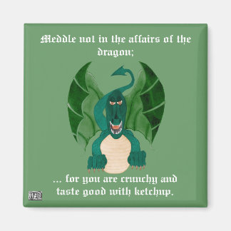 Imán Funny Dragon Magnet