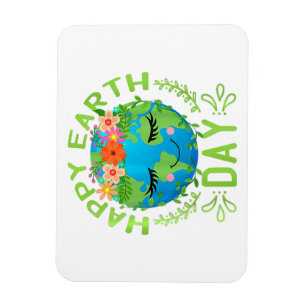 Imán Funny Earth Day Cita a la Tierra Guay Happy Earth 