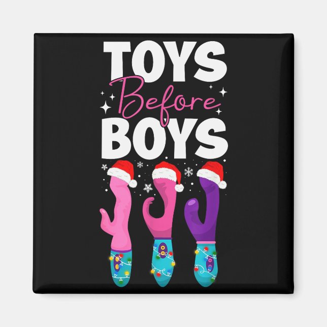 Imán Funny Embarring Toys Before Boys Fun Adult Humour  (Frente)