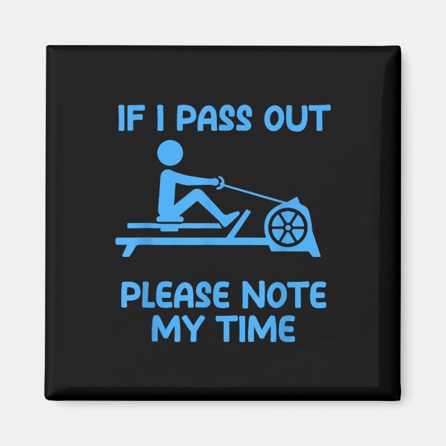 Imán Funny Erg Machine Gym Ergometer Rowing Exercise  (Frente)