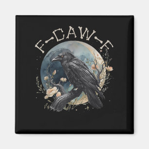 Imán Funny F-caw-f Black Crow Fcawf Black Crow