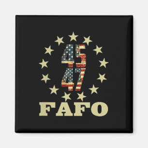 Imán Funny Fafo Trump Foto