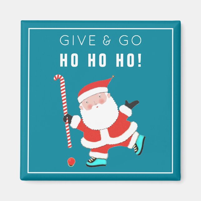 Imán Funny Field Hockey Stocking Stuffers (Frente)