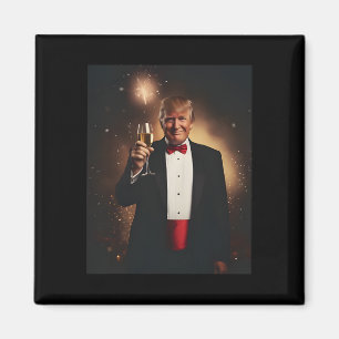 Imán Funny Fiesta Donald Trump Nye 2025 hace Año Nuevo 