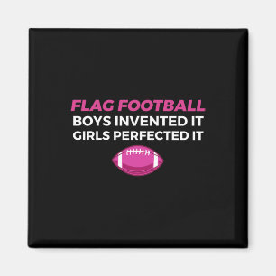 Imán Funny Flag Football Chica 1