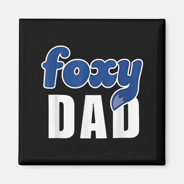 Imán Funny Foxy Dad  (Frente)