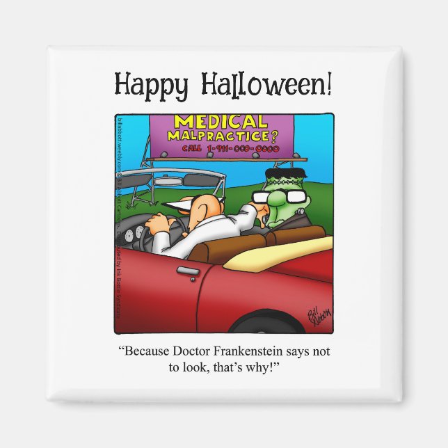 Imán Funny Frankenstein Monster Humor Magnet (Frente)