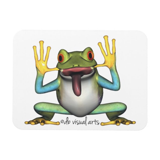 Imán Funny Frog Premium (Horizontal)