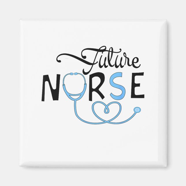 Imán Funny Future Nurse Nursing School Student Nurse In (Frente)