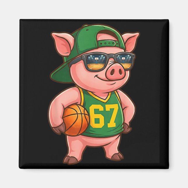 Imán Funny G Basketball 67 Gen Alpha Slang Srts Men Boy (Frente)