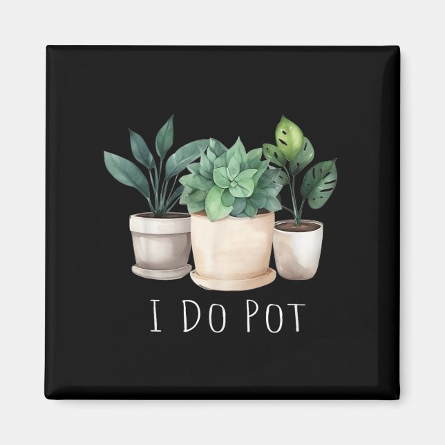Imán Funny Gardening Designs I Do T Garden - Uni-adults (Frente)