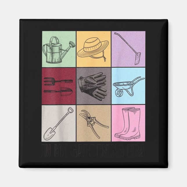 Imán Funny Gardening Lover S Plant Lover , Men's G Clic (Frente)